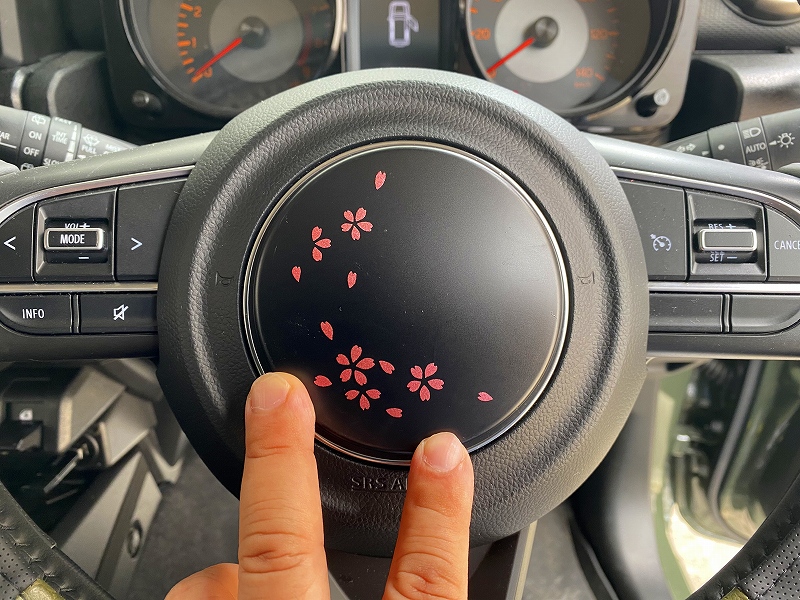 ホーンボタン・Sエンブレム隠し！！（スズキ ジムニー・JB64W）by のぶ