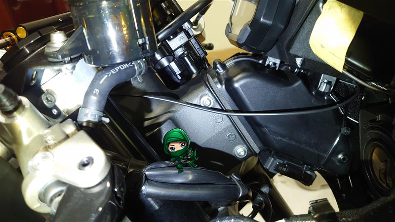 ETCアンテナ取り付け場所 その2（カワサキ ZX-10R）by catwalk - みんカラ