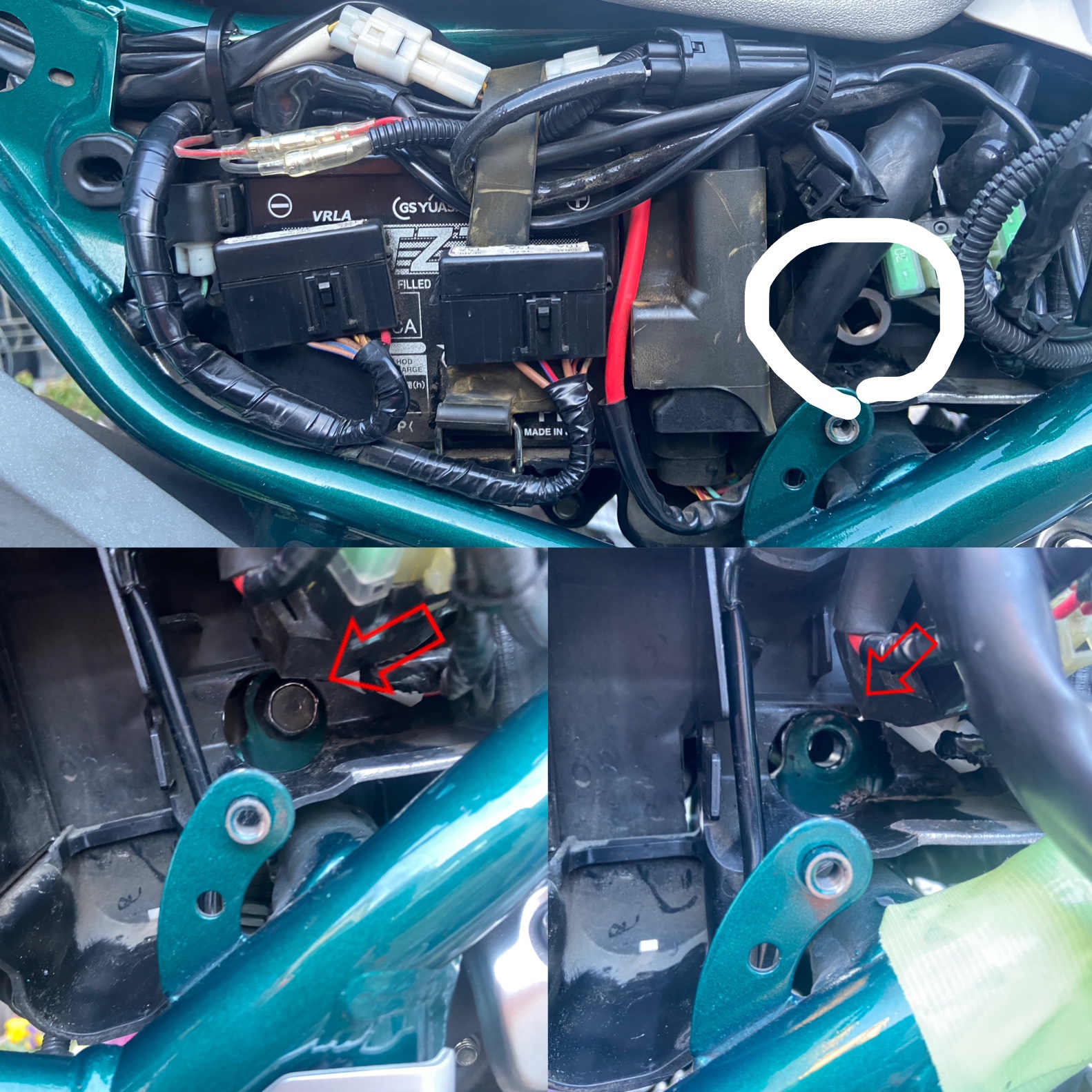 リアサスペンションメンテナンス（ヤマハ セロー250ファイナル