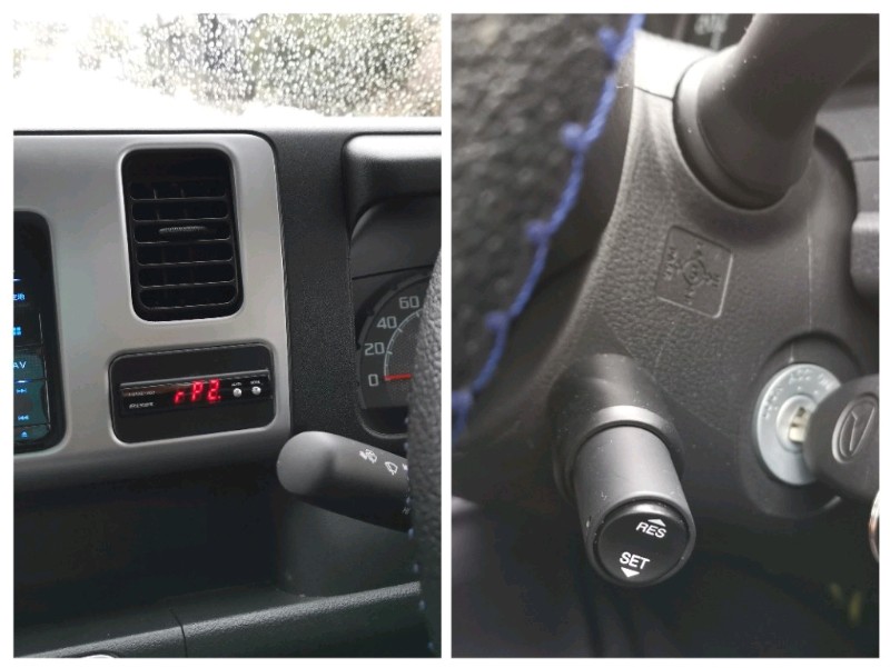 Pivot 3-DRIVE AC2 の取付(クルーズコントロール＆スロコン)（ダイハツ