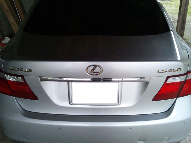 7treasure レクサス LS460 ゴールドエンブレム リア3点セット のパーツ