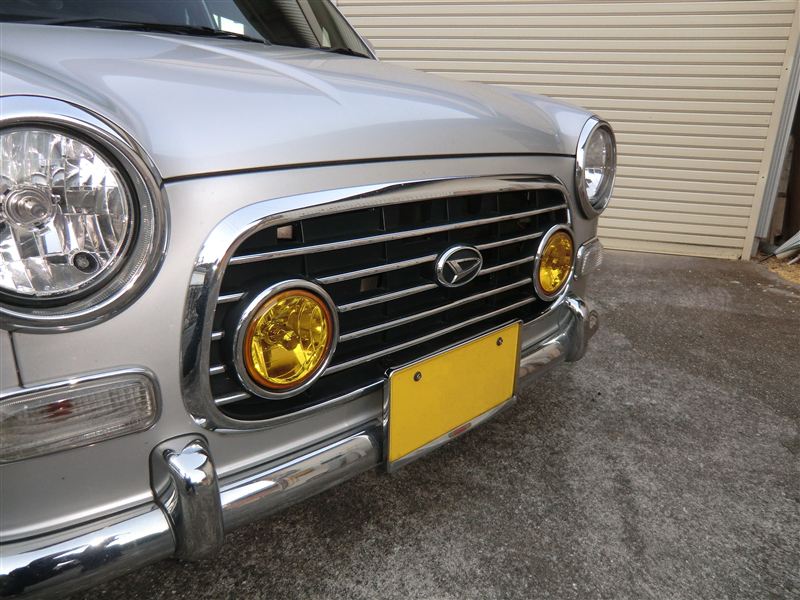 ダイハツ(純正) ミラジーノ(L700S)後期グリル(フォグ対応型) のパーツ