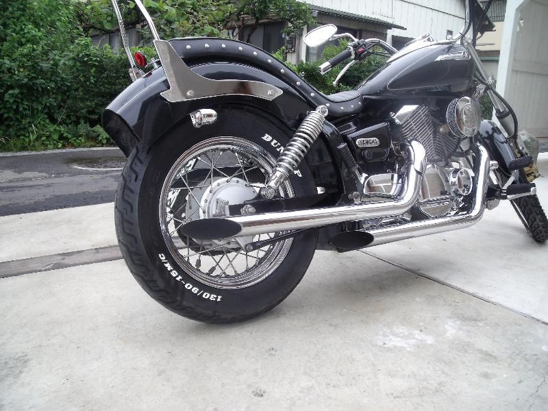 DAYTONA(バイク) スラッシュカットマフラー のパーツレビュー