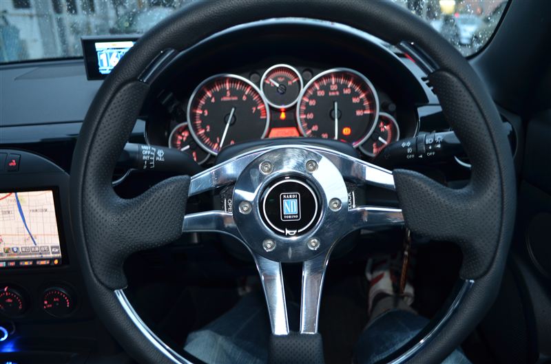 NARDI 75th anniversary Line NARDI 4(FOUR) METAL ブラックレザー/POL