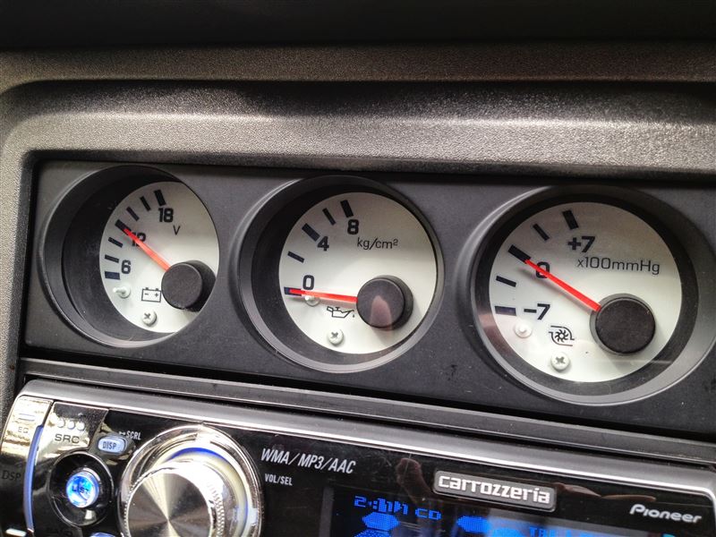 日産(純正) S14純正3連メーター のパーツレビュー | シルビア(hacq