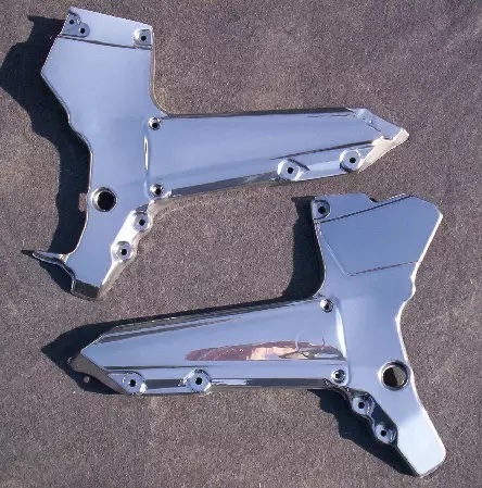 Chromed Out Frame Covers Inc ZX14 Frame Cover Kit (Chrome Finish