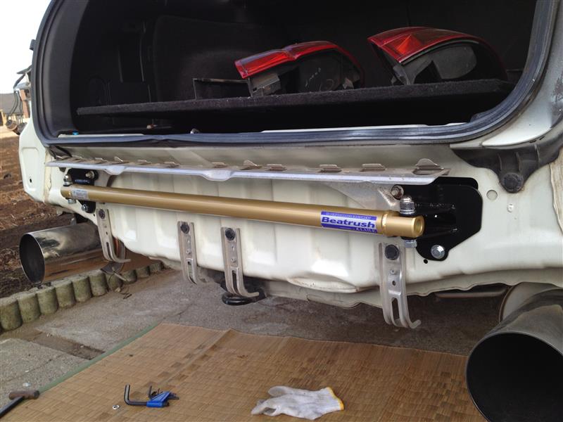 LAILE / Beatrush REAR FRAME END BAR / リアフレームエンドバー の