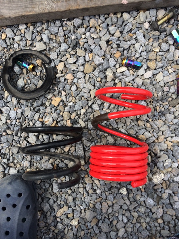 OVER TECH レーシングリアスプリング のパーツレビュー | コペン(中野