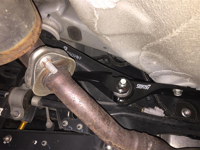 STI フレキシブルサポートサブフレームリヤ のパーツレビュー