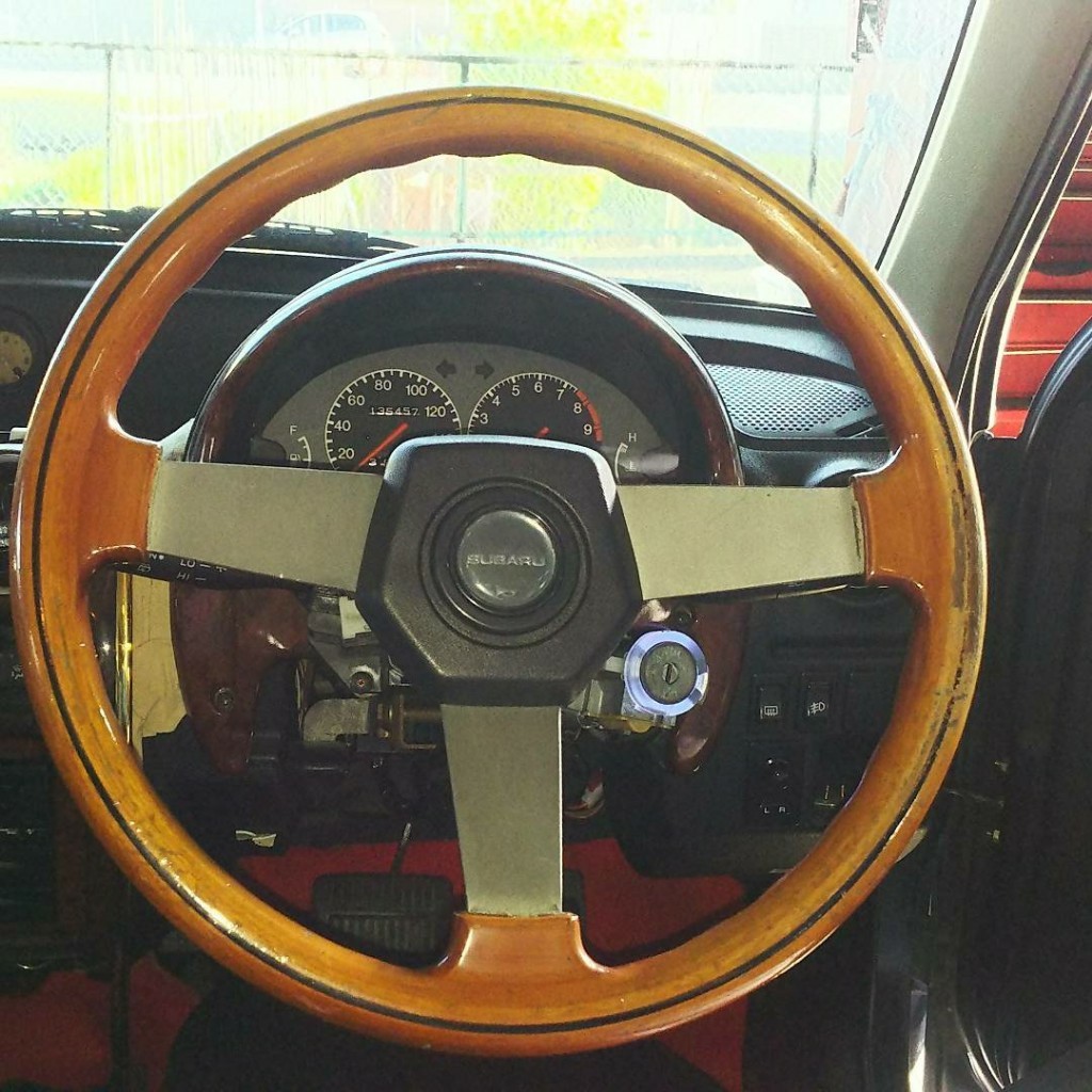 k*u様 SUBARU スバル 純正 ウッドステアリング LEONE レオーネ k*u様