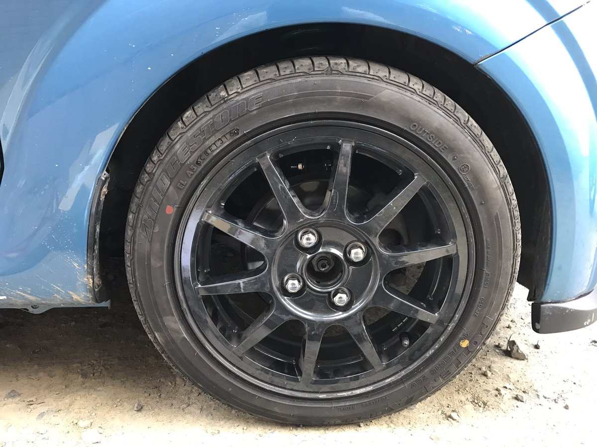 スバル(純正) アルトワークス HA36S エンケイ製ホイール+純正ポテンザ