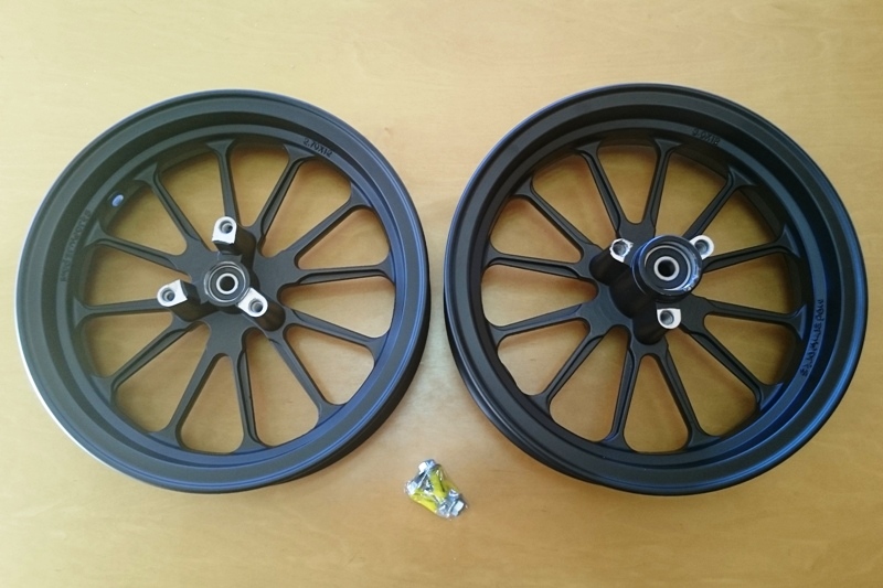 モダンワークス NSR50用アルミホイール前後セット のパーツレビュー