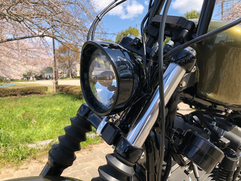 ハーレーダビッドソン(純正) フォーティーエイト用純正ヘッドライト の