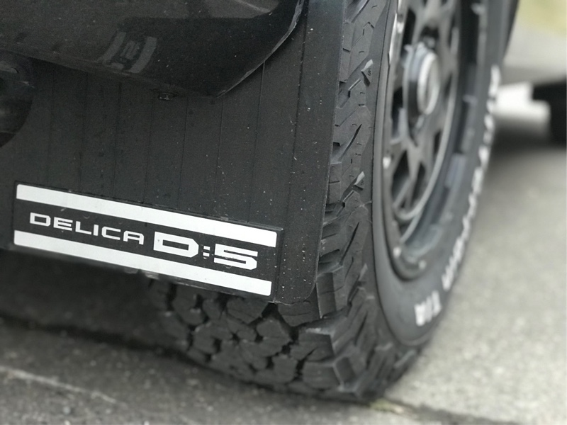 三菱自動車(純正) マッドフラップ（ブラック） のパーツレビュー