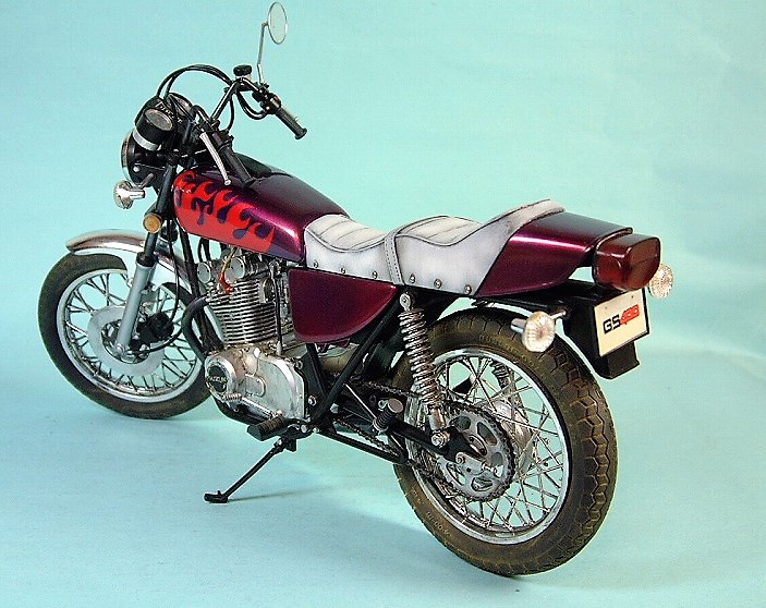 alley-catのフォトギャラリー「ナガノ1/8 SUZUKI GS400E 湘爆 江口仕様