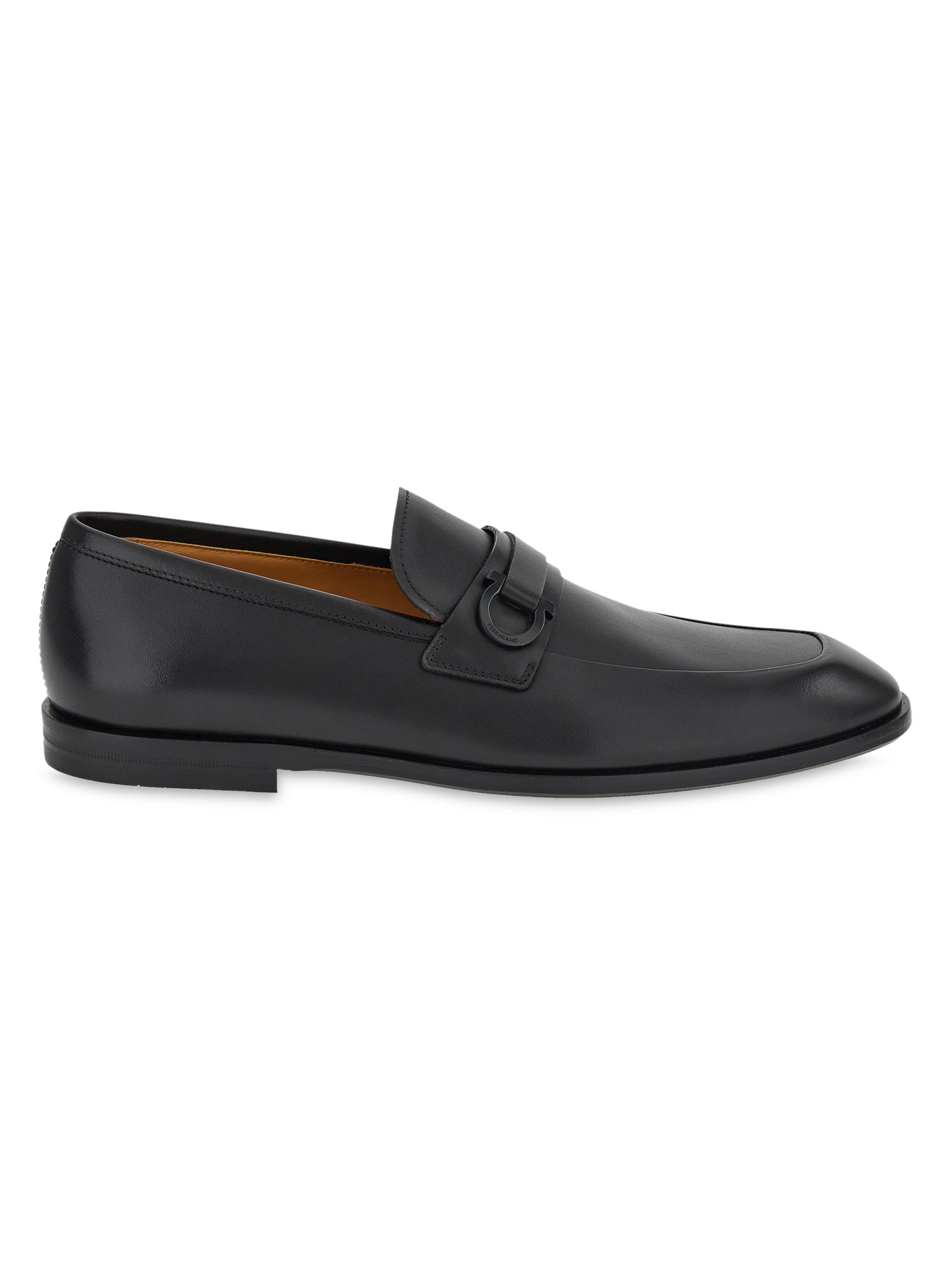 FERRAGAMO Funes Leather Loafers | Saks Fifth Avenue