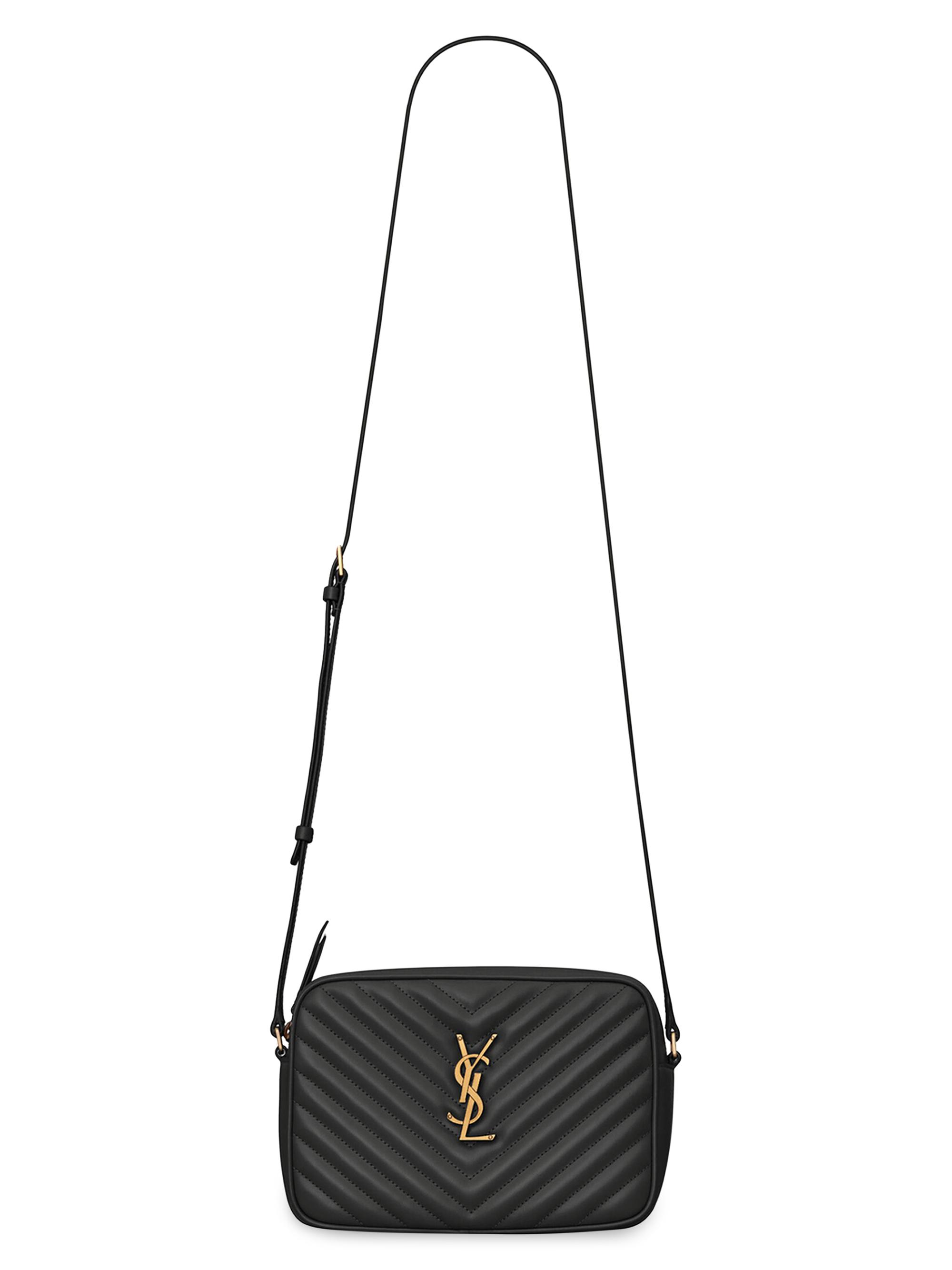 Saint Laurent Lou Camera Crossbody Bag in Quilted Leather | Saks