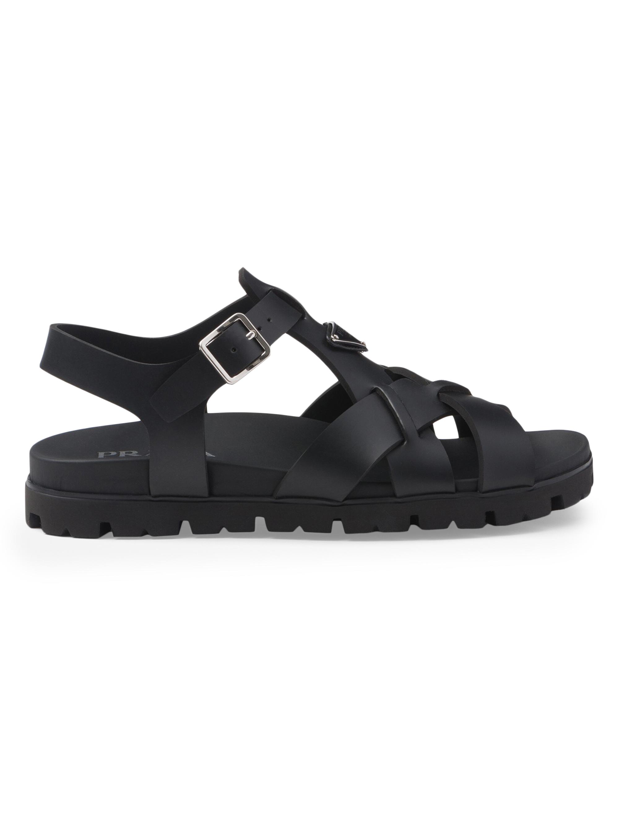 Prada Rubber Fisherman Sandals | Saks Fifth Avenue