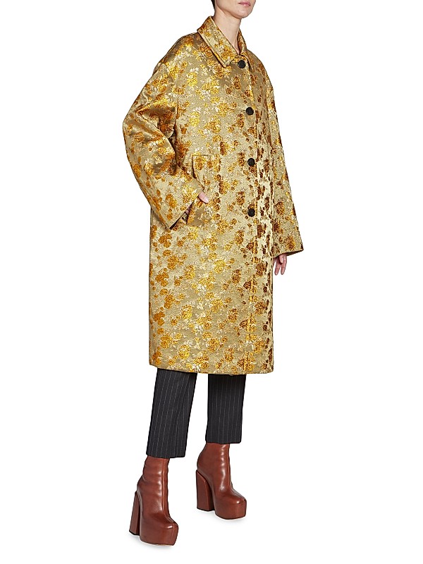 Dries Van Noten Rinks Jacquard Coat | Saks Fifth Avenue