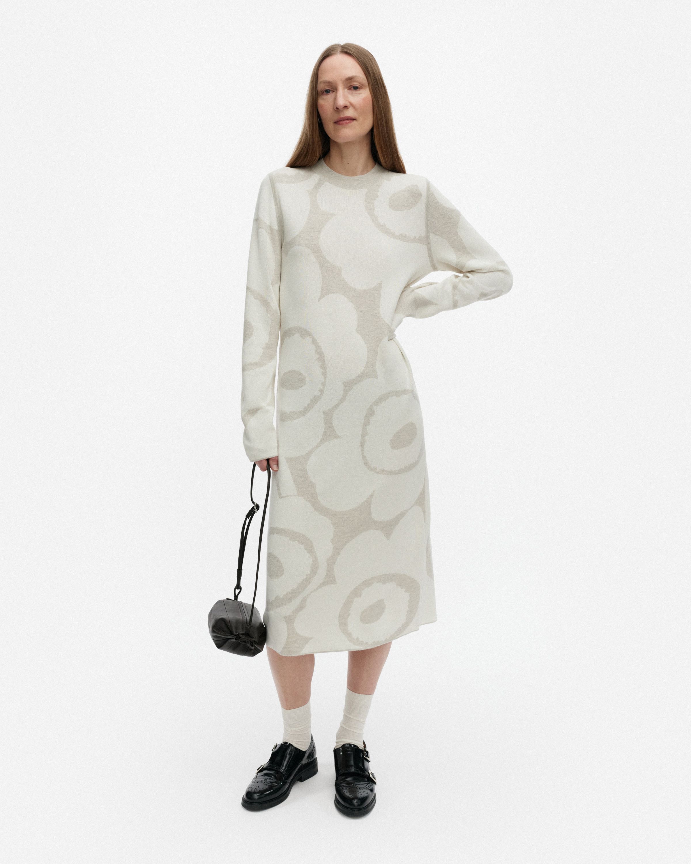 Ennallaan Unikko Knitted dress | Marimekko
