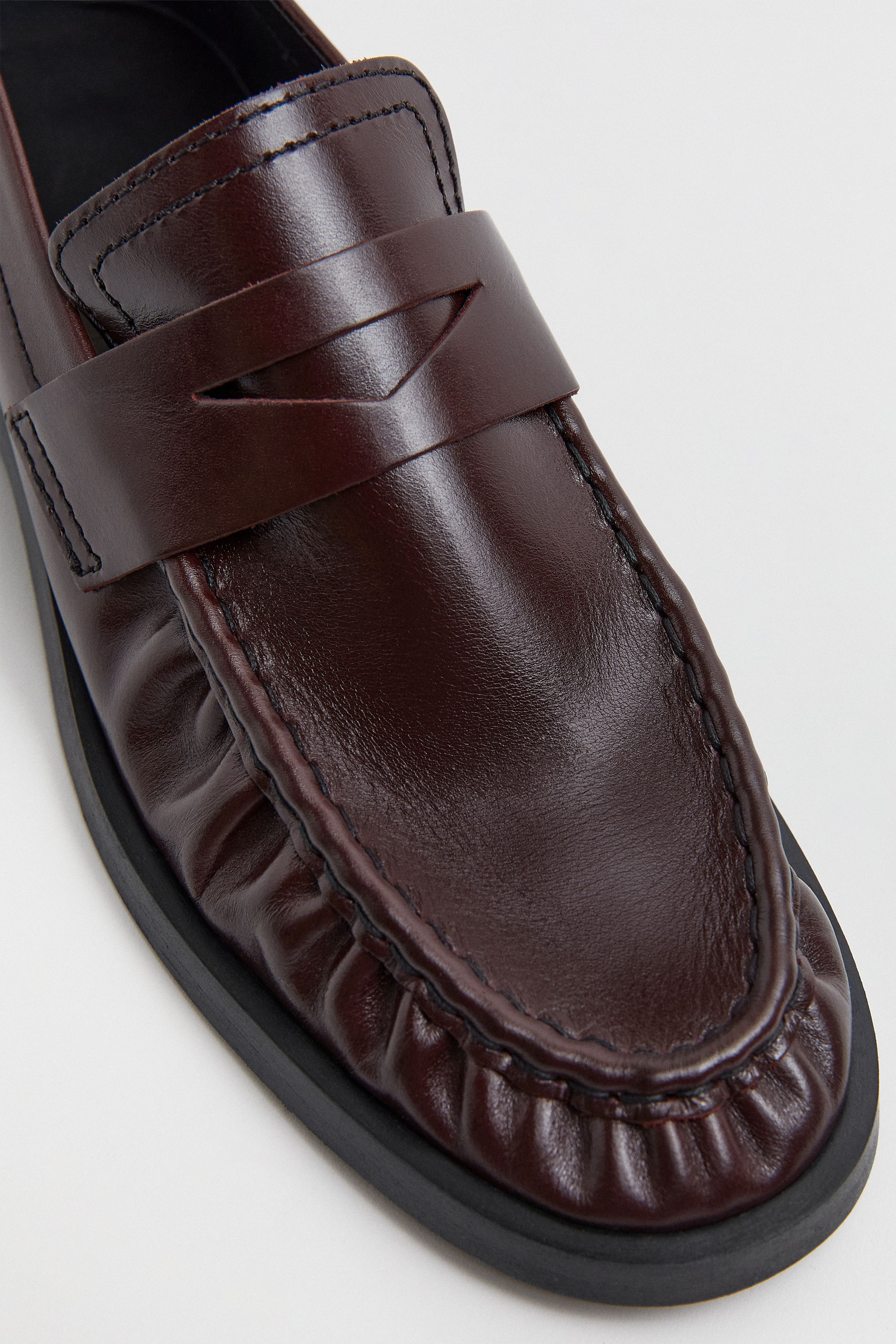 Zita Loafers - Burgundy Leather | Miista