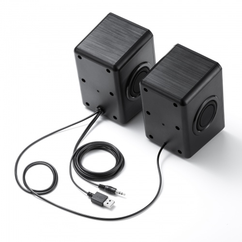 パッシブラジエーターを両側面に搭載し、重低音を楽しめるUSB電源