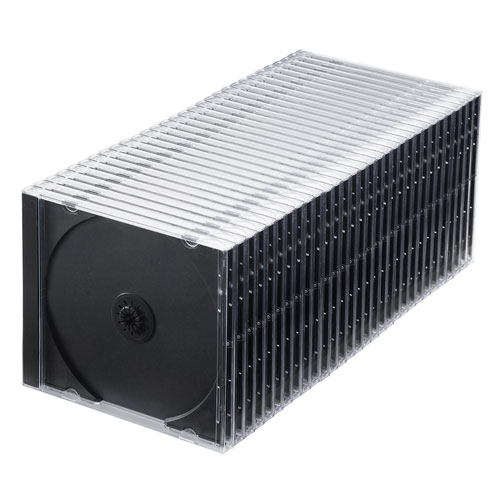 FCD-PN30BKN【Blu-ray・DVD・CDケース（30枚セット・ブラック