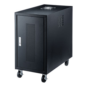 CP-THBOX2UBK【キャスター付きハブボックス（2U・ブラック）】ハブや