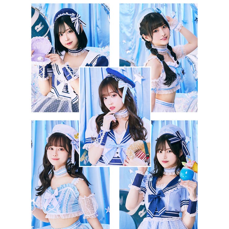 ドットチュールマリンワンピース《ハロウィンコスプレ8点セット