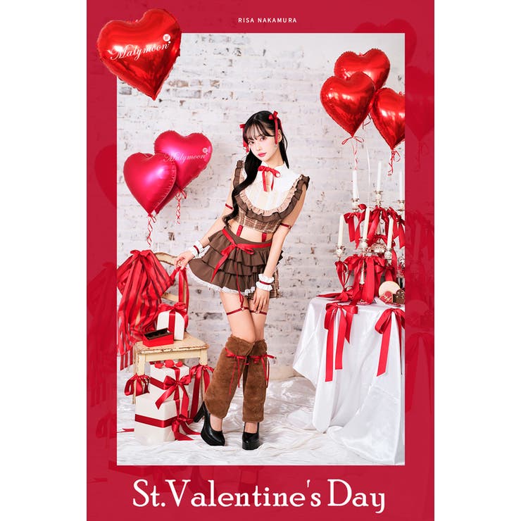 中村里砂着用】アイドルチョコレートメイド《ハロウィンコスプレ8点