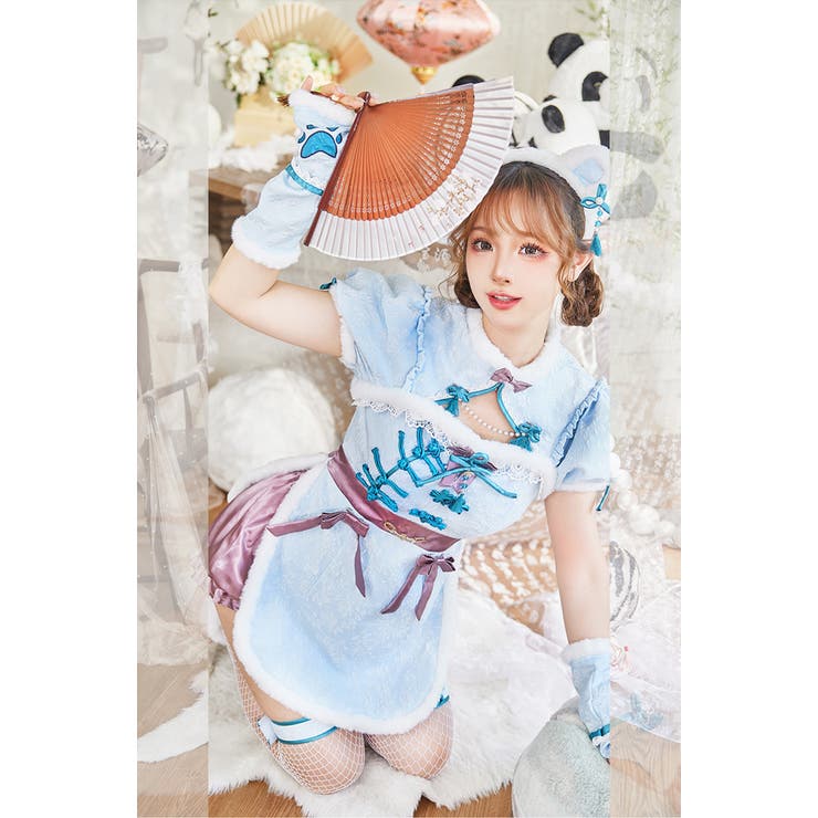 もこもこベアチャイナ《ハロウィンコスプレ7点セット》【Malymoon