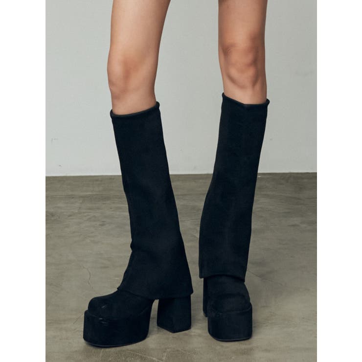 フレアーカバーフィットブーツ[品番：MKSW0060184]｜EMODA（エモダ）の