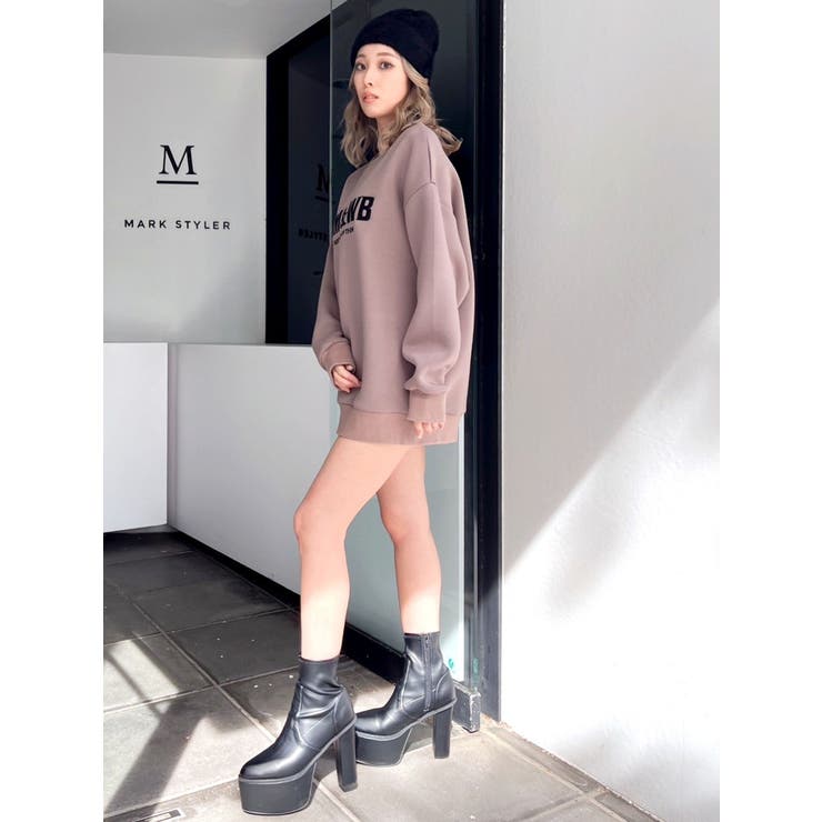 厚底】バルキーショートブーツ[品番：MKSW0059218]｜GYDA（ジェイダ