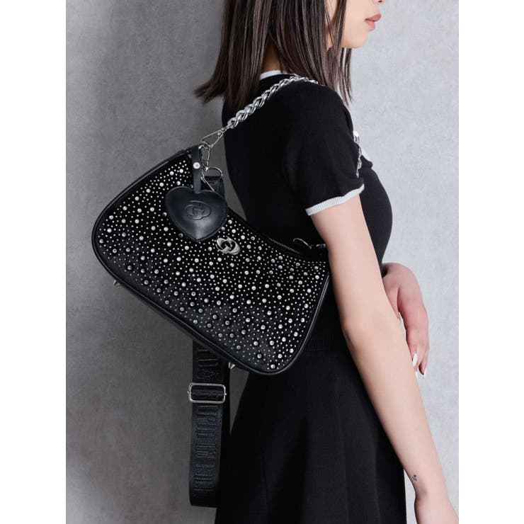 GDラインストーンBAG[品番：MKSW0066101]｜GYDA（ジェイダ）の