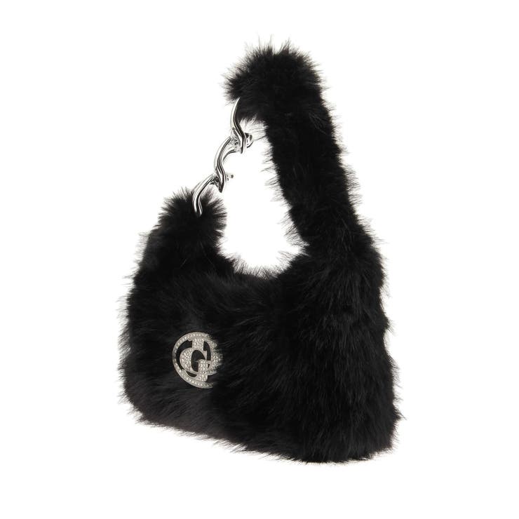 GDラインストーンバックルECO FUR BAG[品番：MKSW0067204]｜GYDA