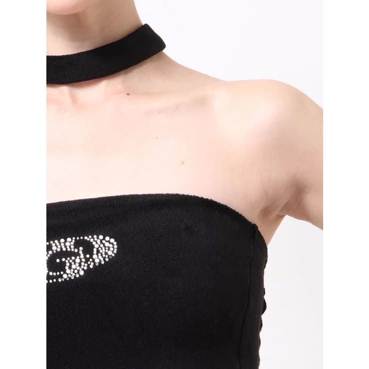 チョーカー付きGDパイルビスチェ【SETUP着用可】[品番：MKSW0064049