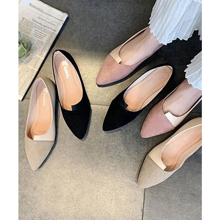 ポインテッドトゥ フラットシューズ ポインテッドトゥ[品番