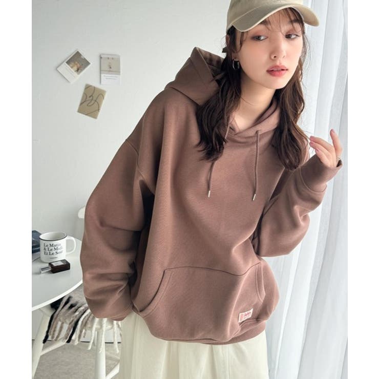 JaVa ジャバコラボ》たっぷりボリュームで華奢見え、裏起毛ビッグ