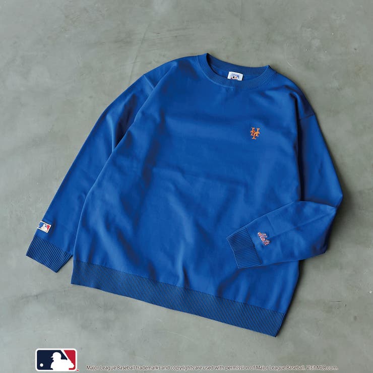 MLB別注 エンブレム付きクルーネックニット[品番：COEW0006653]｜coen