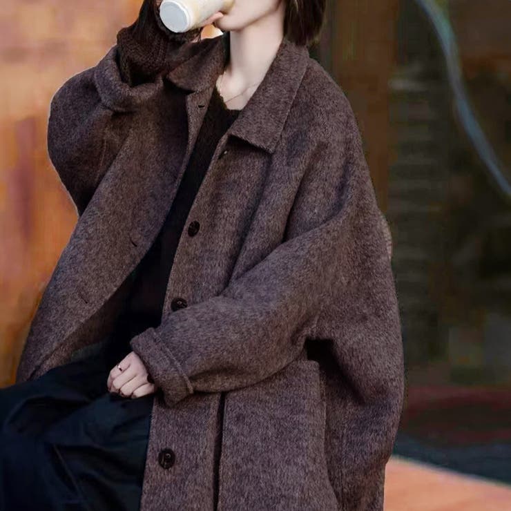 90s AD1997 97AW ウールオーバーコート archive モヘア 黒 12520006