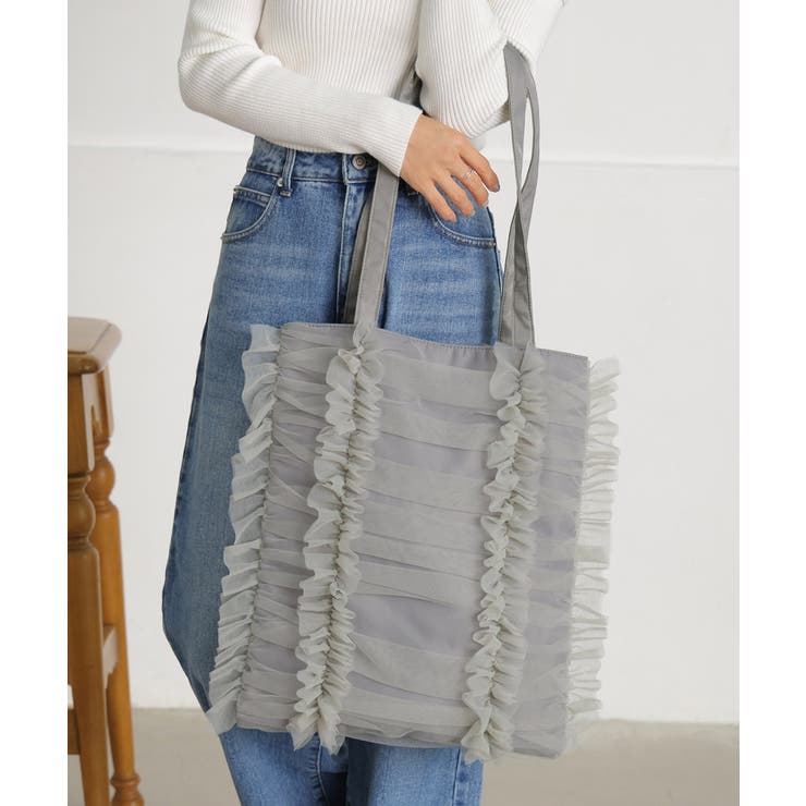 チュール トートバッグ トート[品番：ALTB0002593]｜ALTROSE（アルト