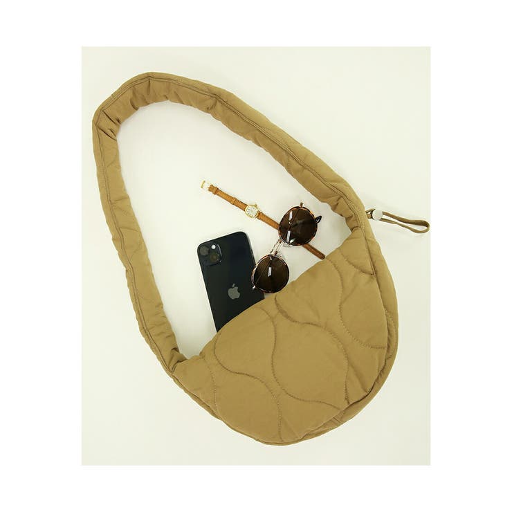 キルティングラウンドショルダーバッグ バッグ レディース[品番