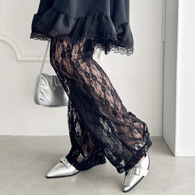 フラワーレースパンツ[品番：OUTW0000068]｜Outfitter lab