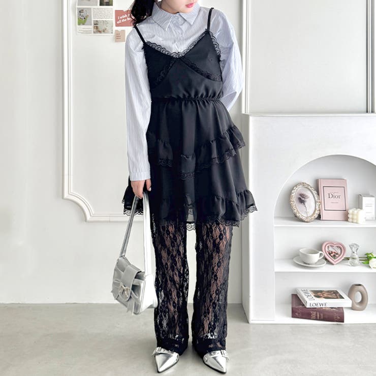 フラワーレースパンツ[品番：OUTW0000068]｜Outfitter lab