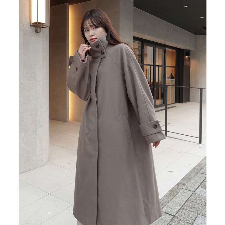 スタンドカラーロングコート[品番：TRIW0003496]｜CORNERS （コーナー