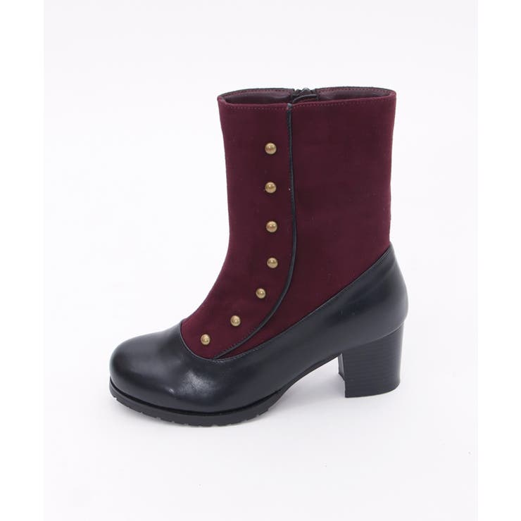 連ボタン配色ブーツ[品番：IGAW0004168]｜axes femme（アクシーズ
