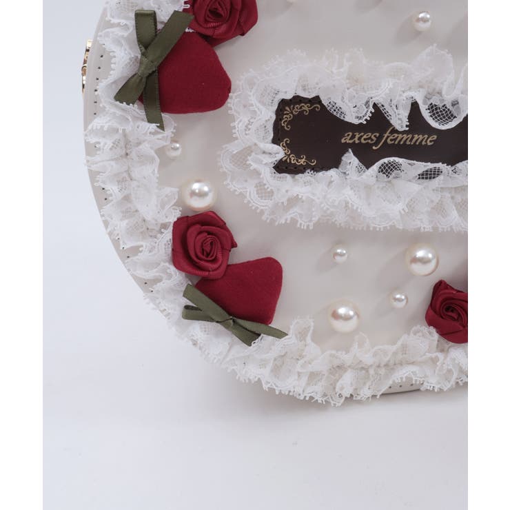 ローズケーキモチーフバッグ[品番：IGAW0007033]｜axes femme