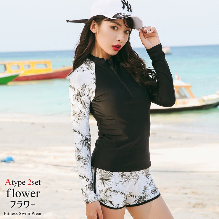 水着 ラッシュガード タンキニ[品番：BRLE0000239]｜Brightlele