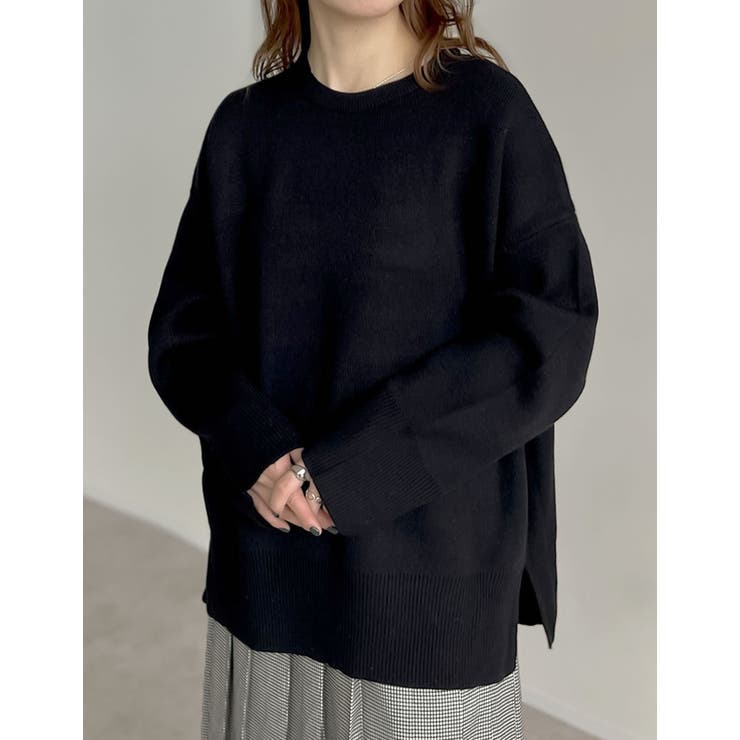 ミラノリブスウェットニットプルオーバー[品番：GS000020719]｜Re:EDIT