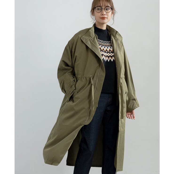 2Wayロング丈 モッズコート ライナー付き[品番：GW000004395]｜Growing